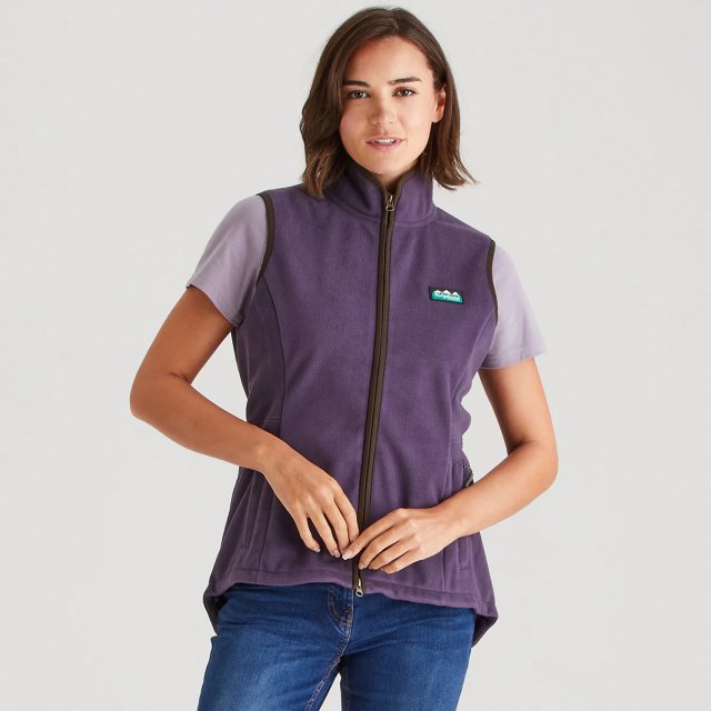 Ridgeline Ridgeline Womens Kodiak Fleece Gilet - Nightshade