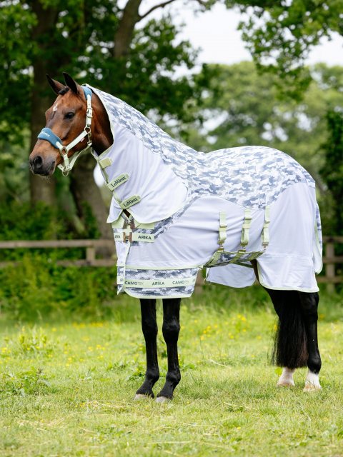 LeMieux LeMieux Arika Camo-Tek Fly Rug - Macaron