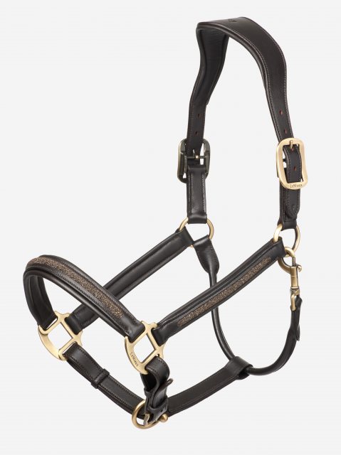 LeMieux LeMieux Leather Crystal Headcollar - Brown