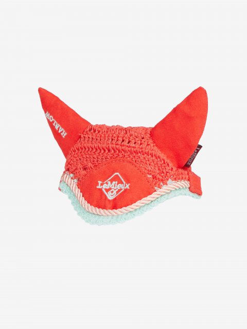 LeMieux LeMieux Harlow Toy Pony Fly Hood - Coral Crush