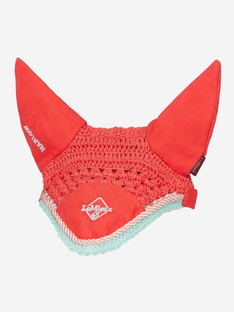LeMieux LeMieux Harlow Hobby Horse Fly Hood - Coral Crush