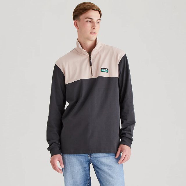 Ridgeline Ridgeline Mens Salthouse Zip Top - Shale