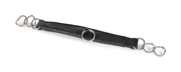Shires Velociti Leather Curb Chain
