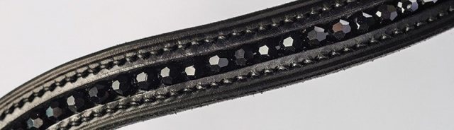 Fairfax Fairfax Browband - Black Crystal