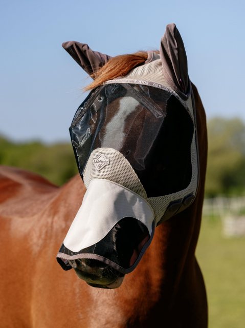 LeMieux LeMieux Kudos AeroGuard Full Flymask - Pecan