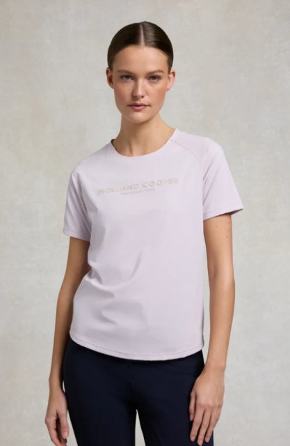 Holland Cooper Holland Cooper Chiltern Crew Neck Tee - Dawn Pink
