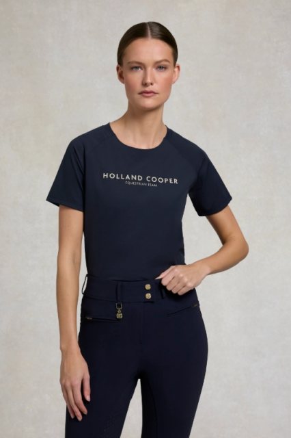 Holland Cooper Holland Cooper Chiltern Crew Neck Tee - Ink Navy