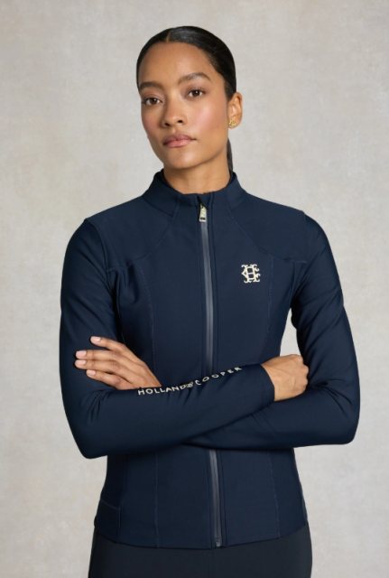 Holland Cooper Holland Cooper Chiltern Zip Training Top - Ink Navy