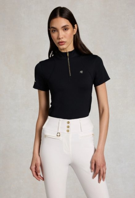 Holland Cooper Holland Cooper Chiltern Short Sleeve Base Layer - Black