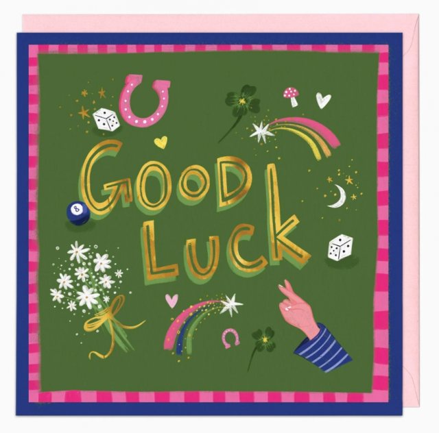 Whistlefish Whistlefish Cute Icons Good Luck Card