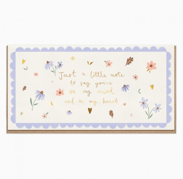 Whistlefish Whistlefish Dainty Floral Just To Say Card