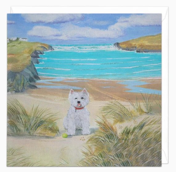 Whistlefish Whistlefish Hannah Cole Waffle the Westie Art Card