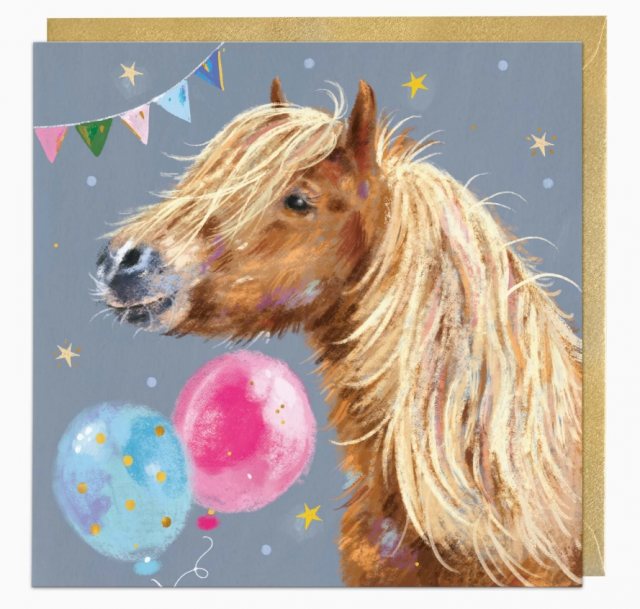 Whistlefish Whistlefish Party Horse Birthday Card