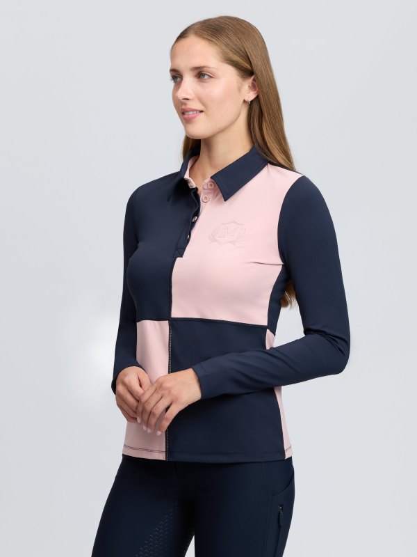 IT09253 studio harlequinrugbyshirtbaselayer petal navy 001