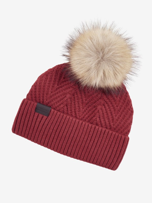 IT09585 product clara knit beanie russet 01