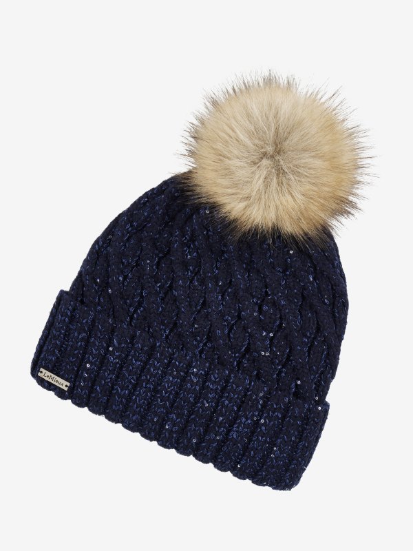 IT09589 product bernie sequin beanie navy 01