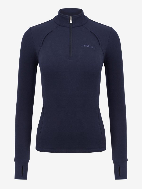 IT09732 product frances quarter zip fleece navy 01