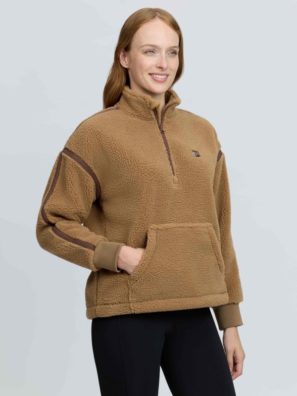 it09839 averyteddyquarterzipfleece caramel 001