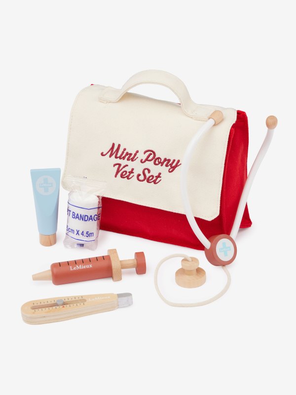 it09322 product toy pony vet set red 01