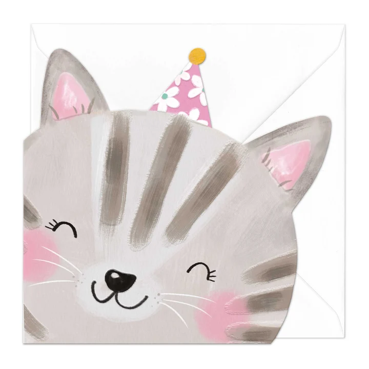 Greeting Card F053 Carly The Cat Cut Out Card Whistlefish 720x