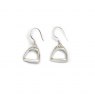 HiHo Silver Sterling Silver Stirrup Earrings