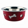 Weatherbeeta Weatherbeeta Non-Slip Stainless Silicone Bone Dog Bowl - Large