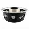 Weatherbeeta Weatherbeeta Non-Slip Stainless Silicone Bone Dog Bowl - Large