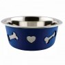 Weatherbeeta Weatherbeeta Non-Slip Stainless Silicone Bone Dog Bowl - Large