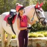 LeMieux LeMieux Summer Activewear Pull On Breeches - Aubergine