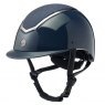 Charles Owen EQX Kylo Sparkly Riding Hat - Navy Gloss/Pewter