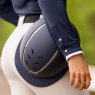 EQX EQX Kylo Wide Peak Riding Hat - Navy Matte/Pewter