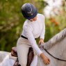 EQX EQX Kylo Wide Peak Riding Hat - Navy Matte/Pewter