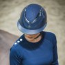 EQX EQX Kylo Sparkly Wide Peak Riding Hat - Navy Gloss/Pewter