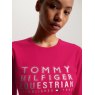 Tommy Hilfiger Tommy Hilfiger Paris Studded Logo T-Shirt - Cherry