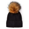 Holland Cooper Holland Cooper Burghley Bobble Hat - Black