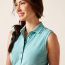 Ariat Ariat Prix 2.0 Sleeveless Polo - Marine Blue