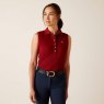 Ariat Ariat Prix 2.0 Sleeveless Polo - Sun-Dried Tomato