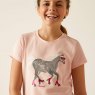 Ariat Ariat Youth Roller Pony T-Shirt - Blushing Rose