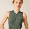 Ariat Ariat Hailey 1/4 Zip Sleeveless - Duck Green