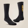 Ariat Cotton Mid Calf Work Sock (3 Pack)