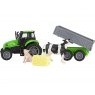 Breyer Breyer Farms Tractor & Tag A Long Wagon