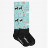 LeMieux LeMieux Harlow Pony Footsie Socks - Blue Topaz