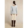 Holland Cooper Holland Cooper Country Fleece Quarter Zip - Pale Blue