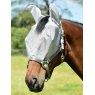 Weatherbeeta Comfitec Hexi Shield Dual Fly Mask - Silver