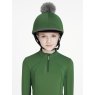 LeMieux LeMieux Classique Pom Hat Silk - Hunter Green