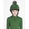 LeMieux LeMieux Classique Pom Hat Silk - Hunter Green