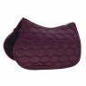Eskadron Glossy Wave Jump Saddlecloth - Blackberry