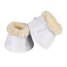 Eskadron Faux Fur Bell Boots - White