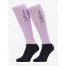 LeMieux Competition Socks (2 Pack) - Lilac