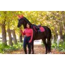 LeMieux LeMieux Suede Close Contact Square - Cranberry